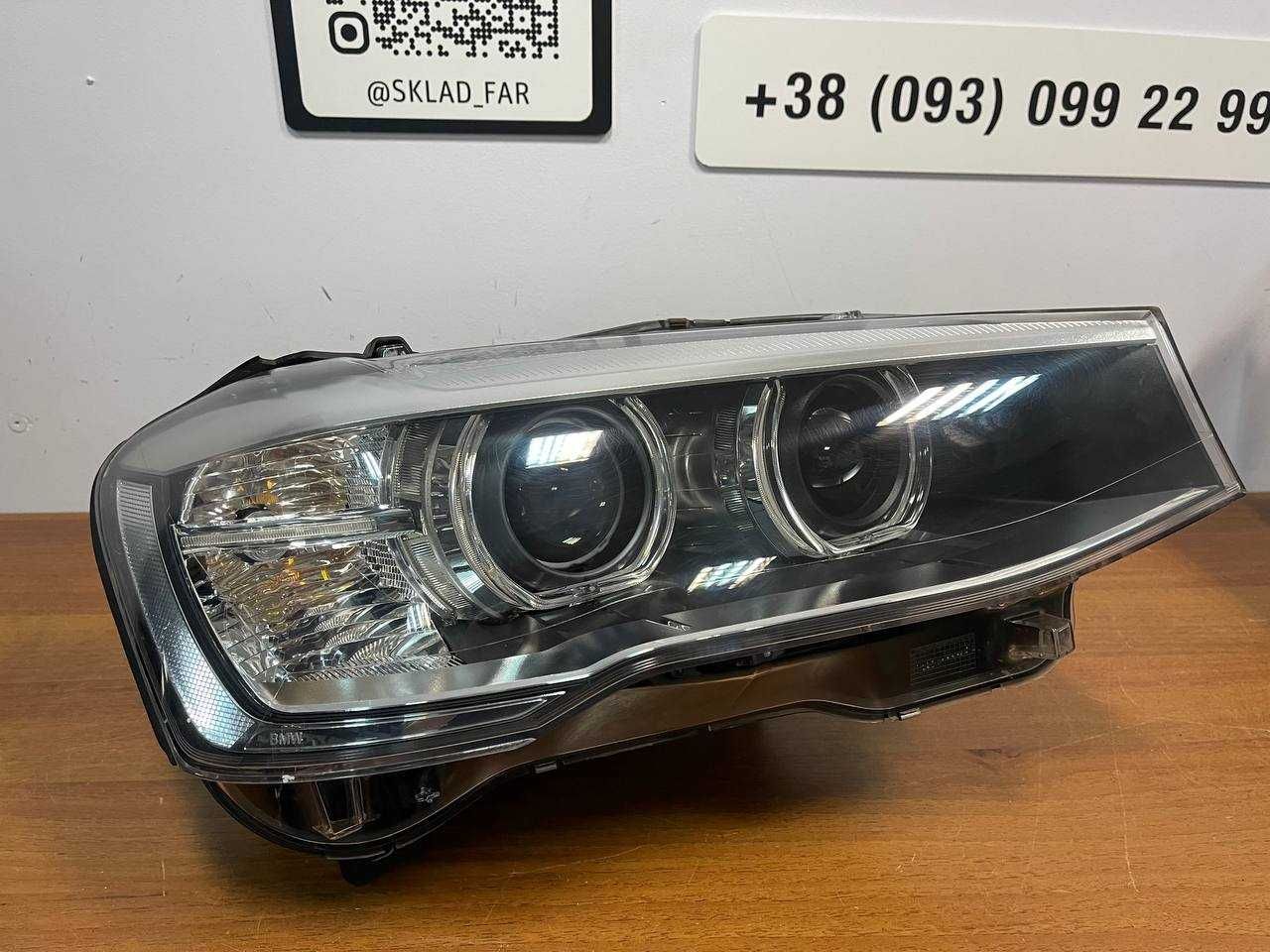 Фара фары BMW X3  F25 X4 F26 Xenon LED  БМВ Ф25 Х3 Ф26 Х4  ксенон