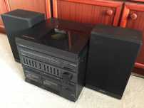 Wieża THOMSON VTM 2400 HI-FI Kolumny Gramofon Lata 90-te