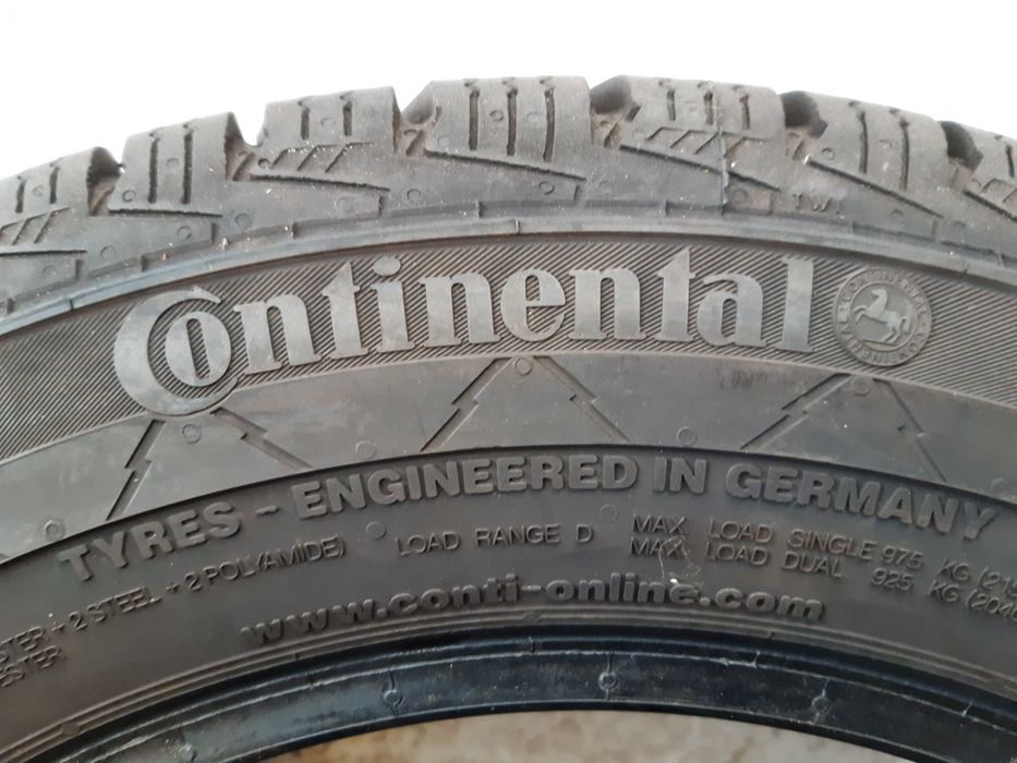 Zimowe 205/65R16C Continental 2022r 8mm Montaż