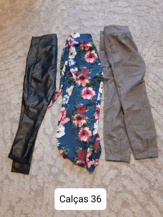Lote de Calças mulher 36