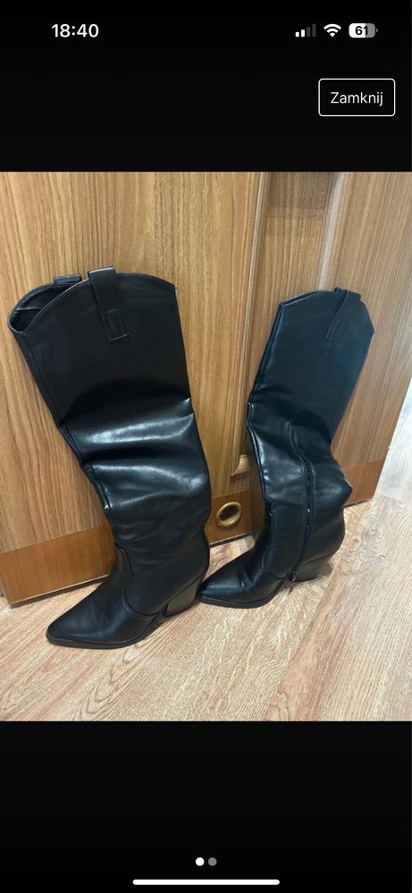Buty kozaki wysokie