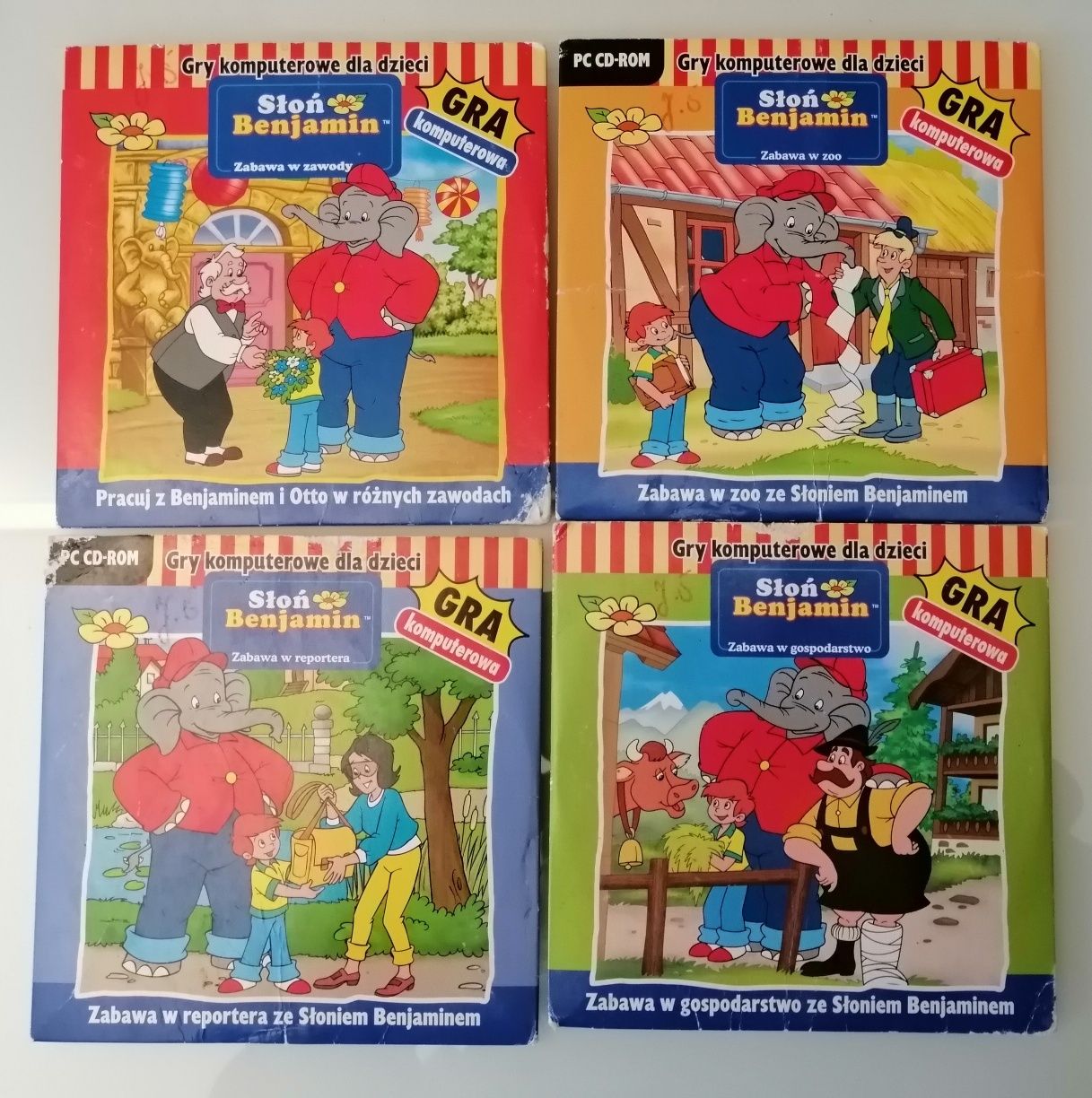 Gry PC - Słoń Benjamin (cena za całość)