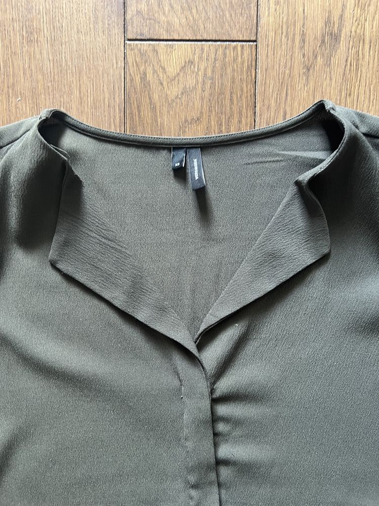 Zielona khaki sukienka Vero Moda 36 S