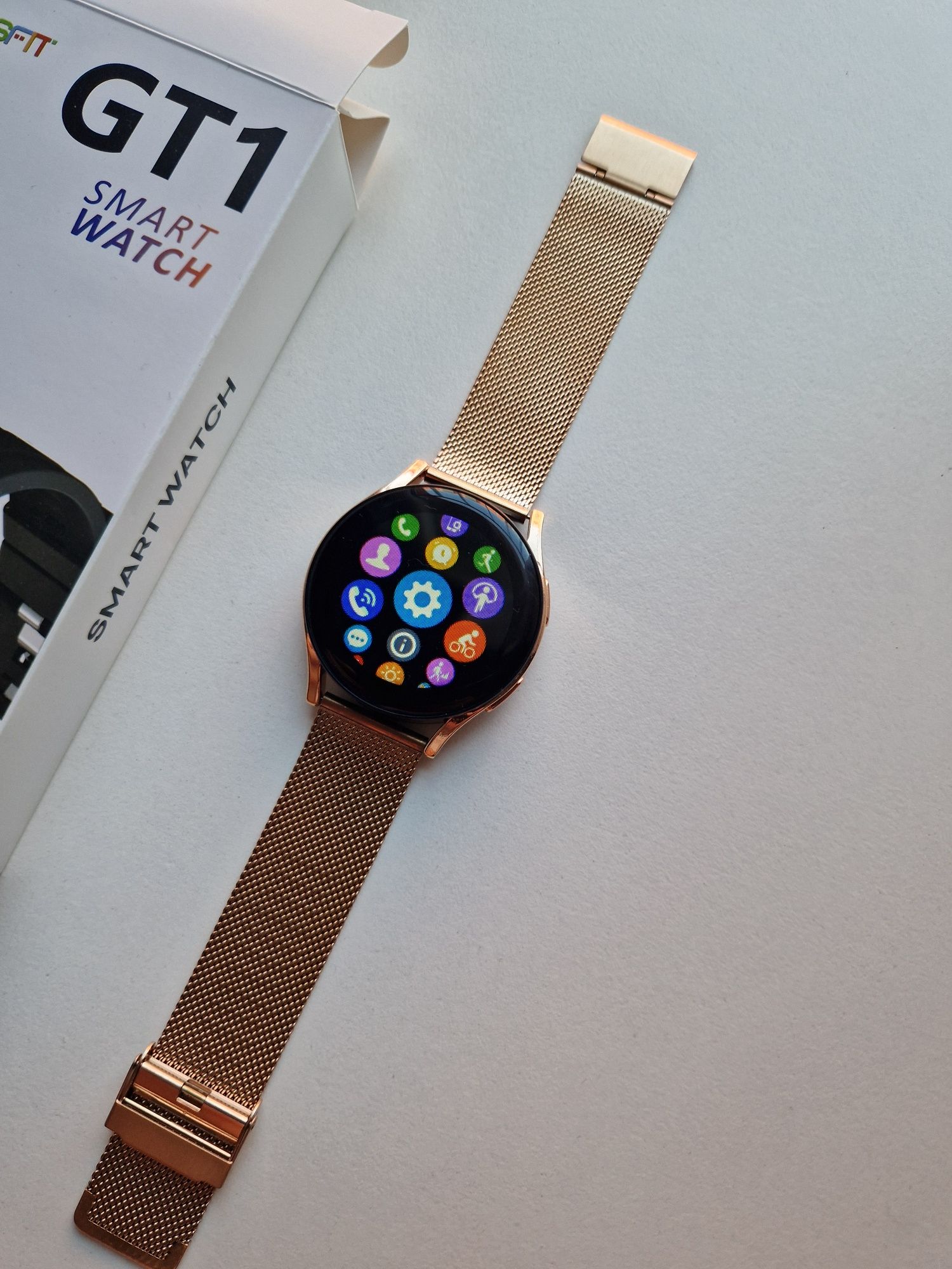 Smartwatch komplet, pełny gt1, dwa paski