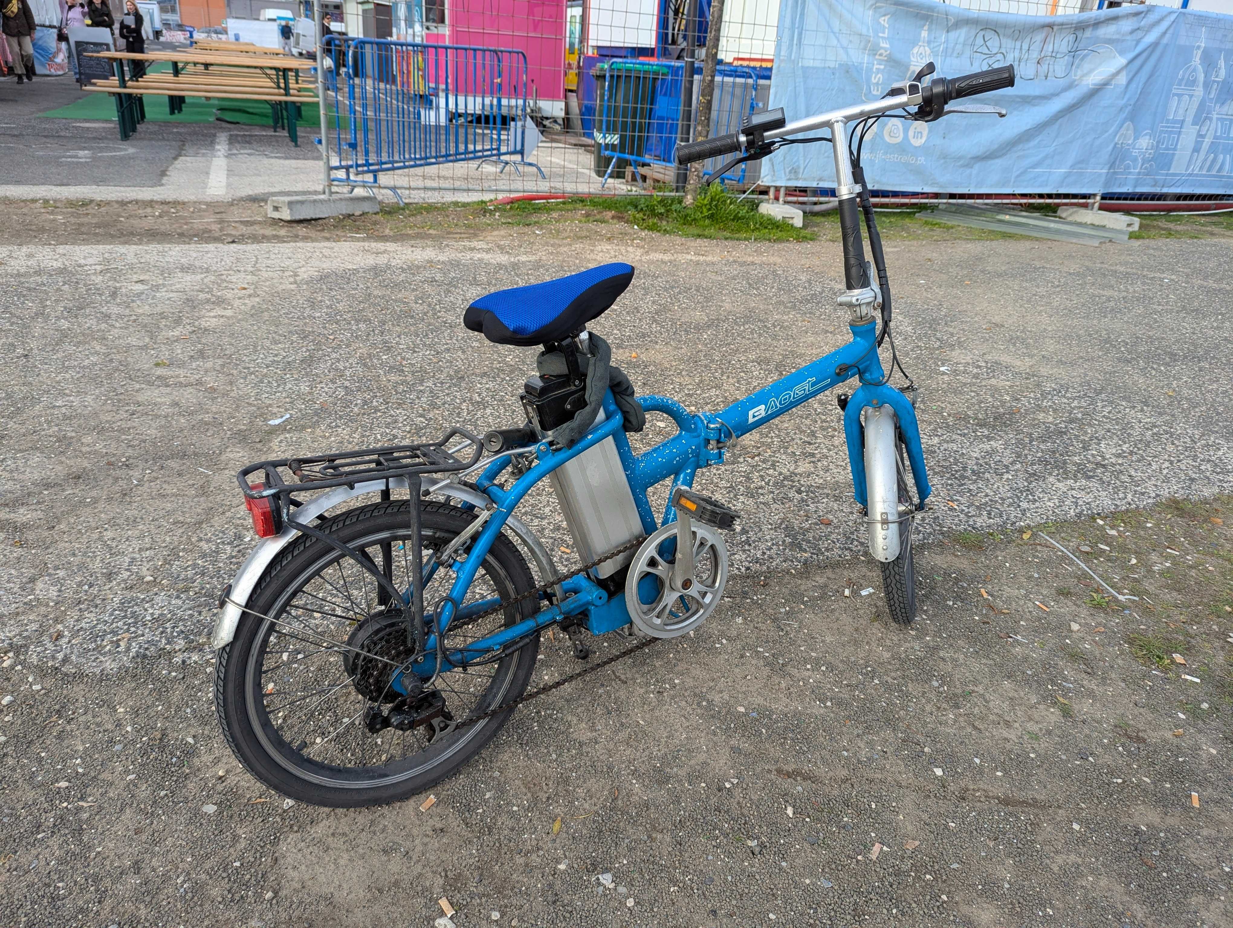 Vendo: Bicicleta Elétrica BAOGT 500W – Dobrável, 36V, 15Ah