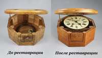 Реставрация деревянного корпуса часов