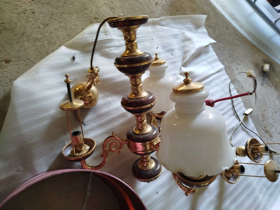 Pack de vários candeeiros  para restauro