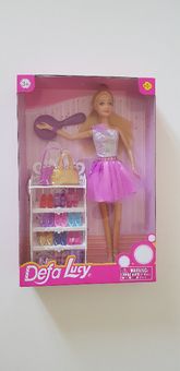 Nowa lalka Defa Lucy 29 cm szafka na buty i akcesoria