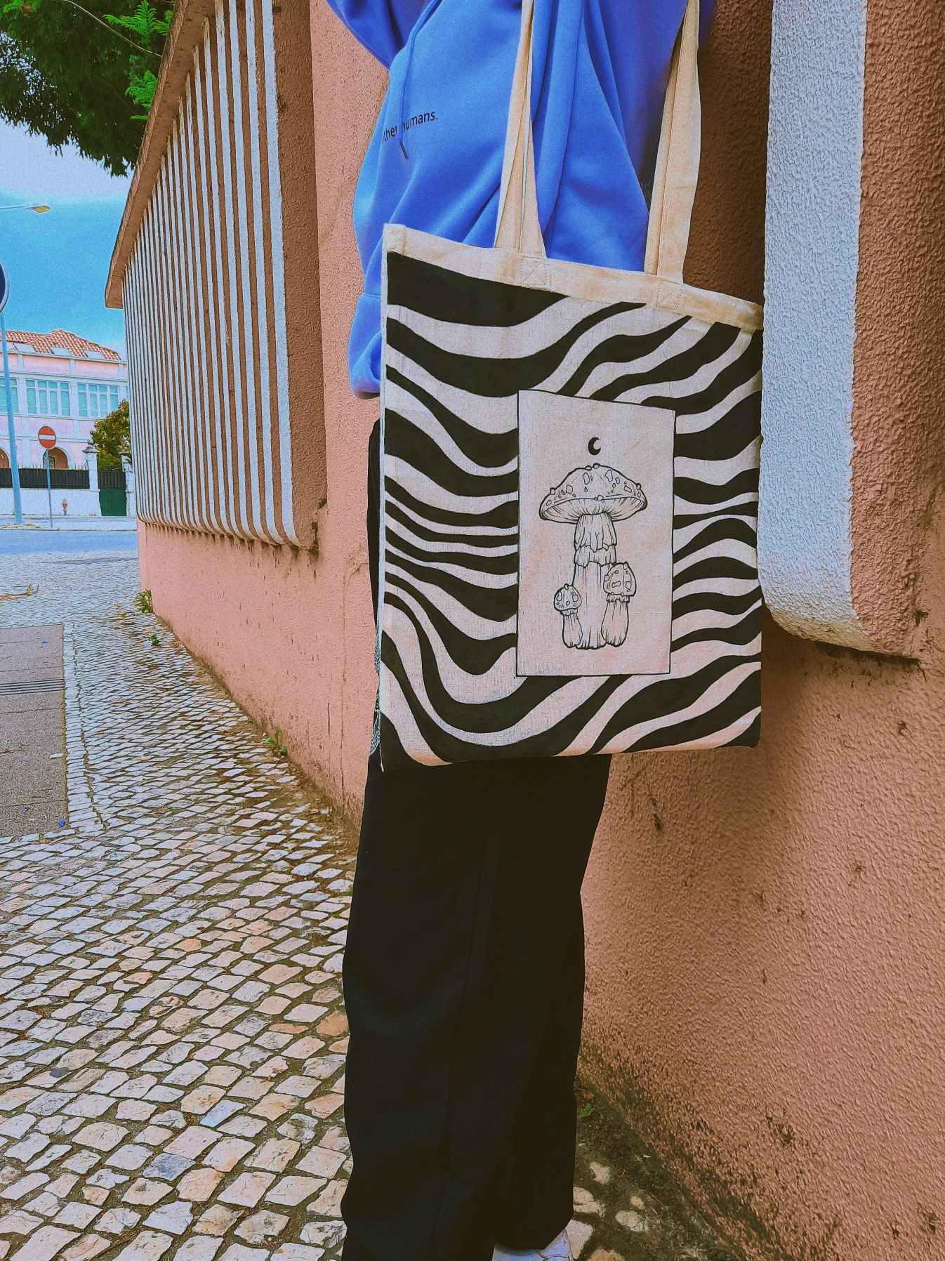 Tote bag pintadas à mão