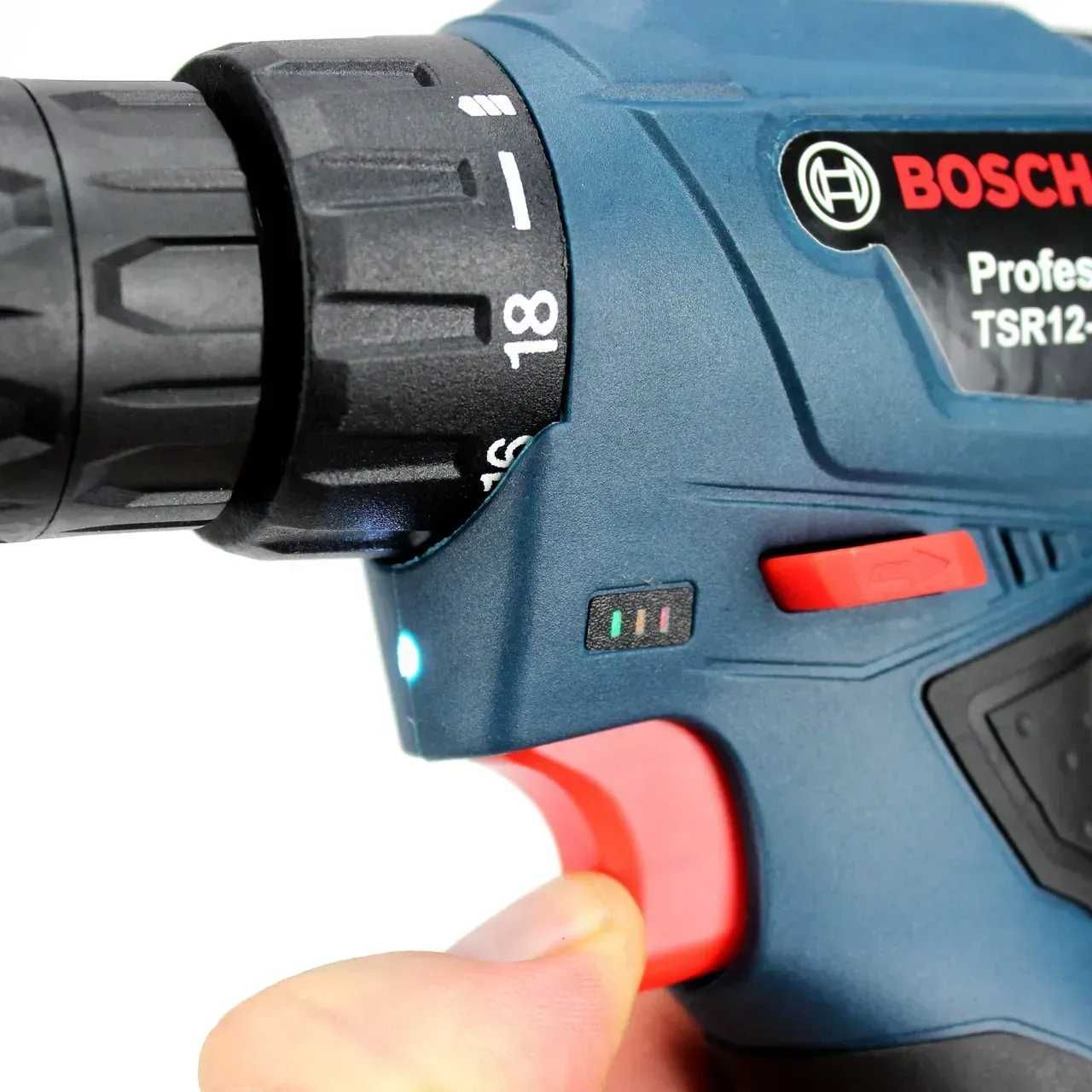 Акумуляторний безщітковий шуруповерт Bosch TSR12-2L 2АКБ 12V підсвітка