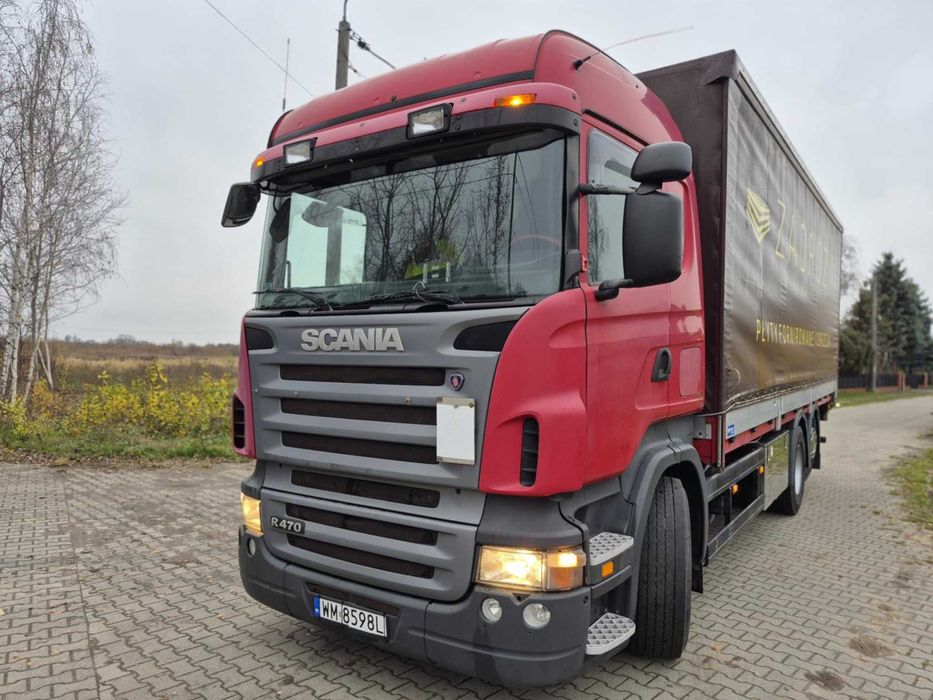 SCANIA R470, burto-firanka, na tarczki