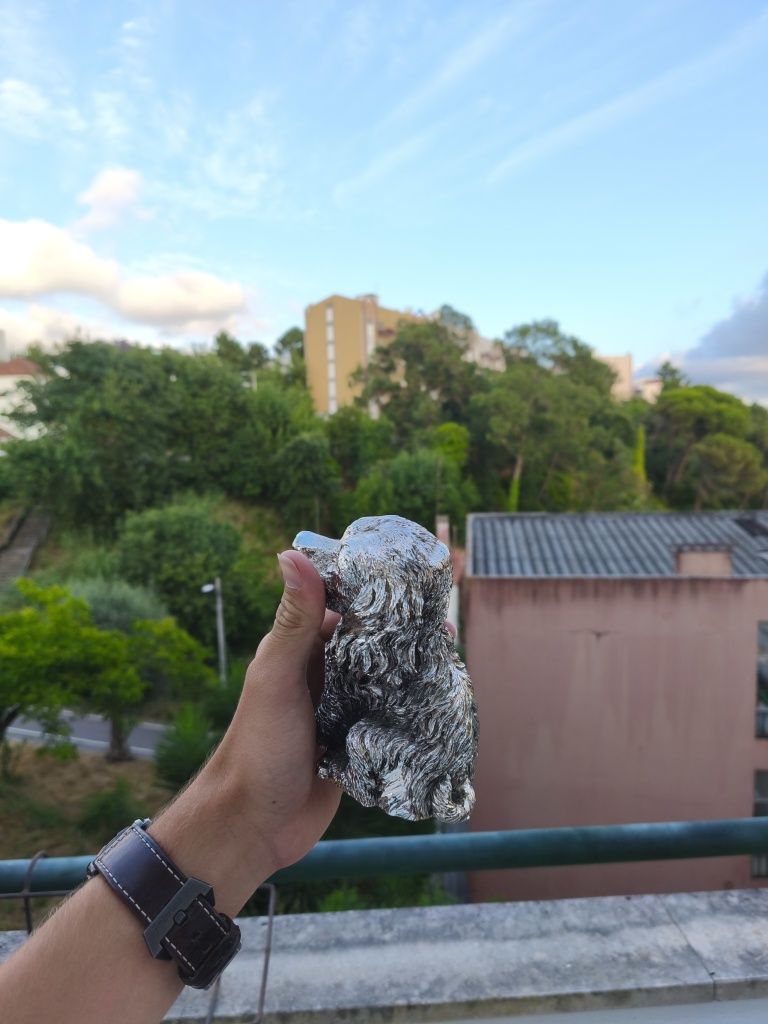 Artefacto cão de prata laminada da Marchetti