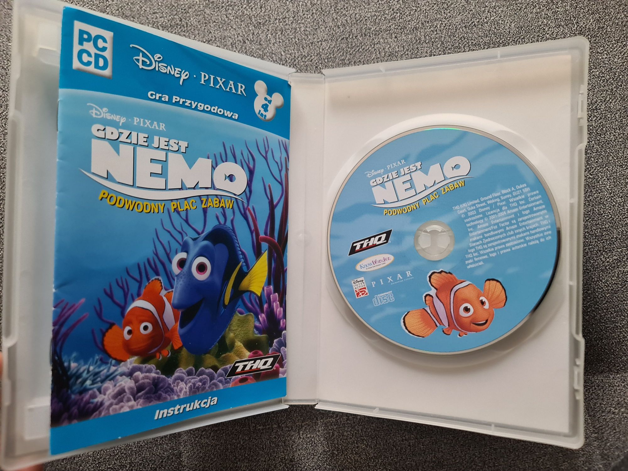 Gra komputerowa Gdzie jest Nemo Podwodny Plac zabaw 4+ kilka gier