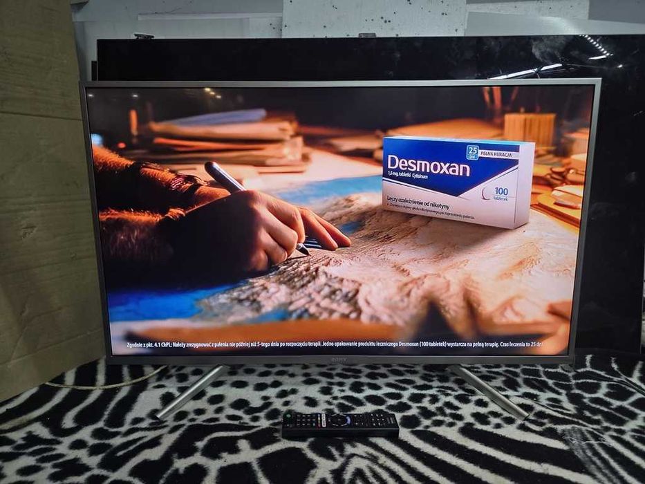 TV LED SONY 43 cale  - smart - pilot - 4K-UHD