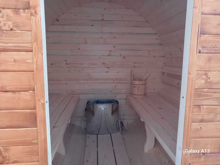 Sauna beczka 200 cm