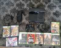 Konsola Xbox 360 + kinect + Pad + gry