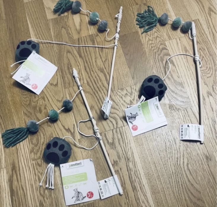 Zabawka - Wędka dla kota ZOOFARI - Nowa