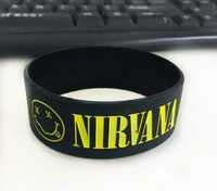 Nirvana - Bransoletka, opaska silikonowa