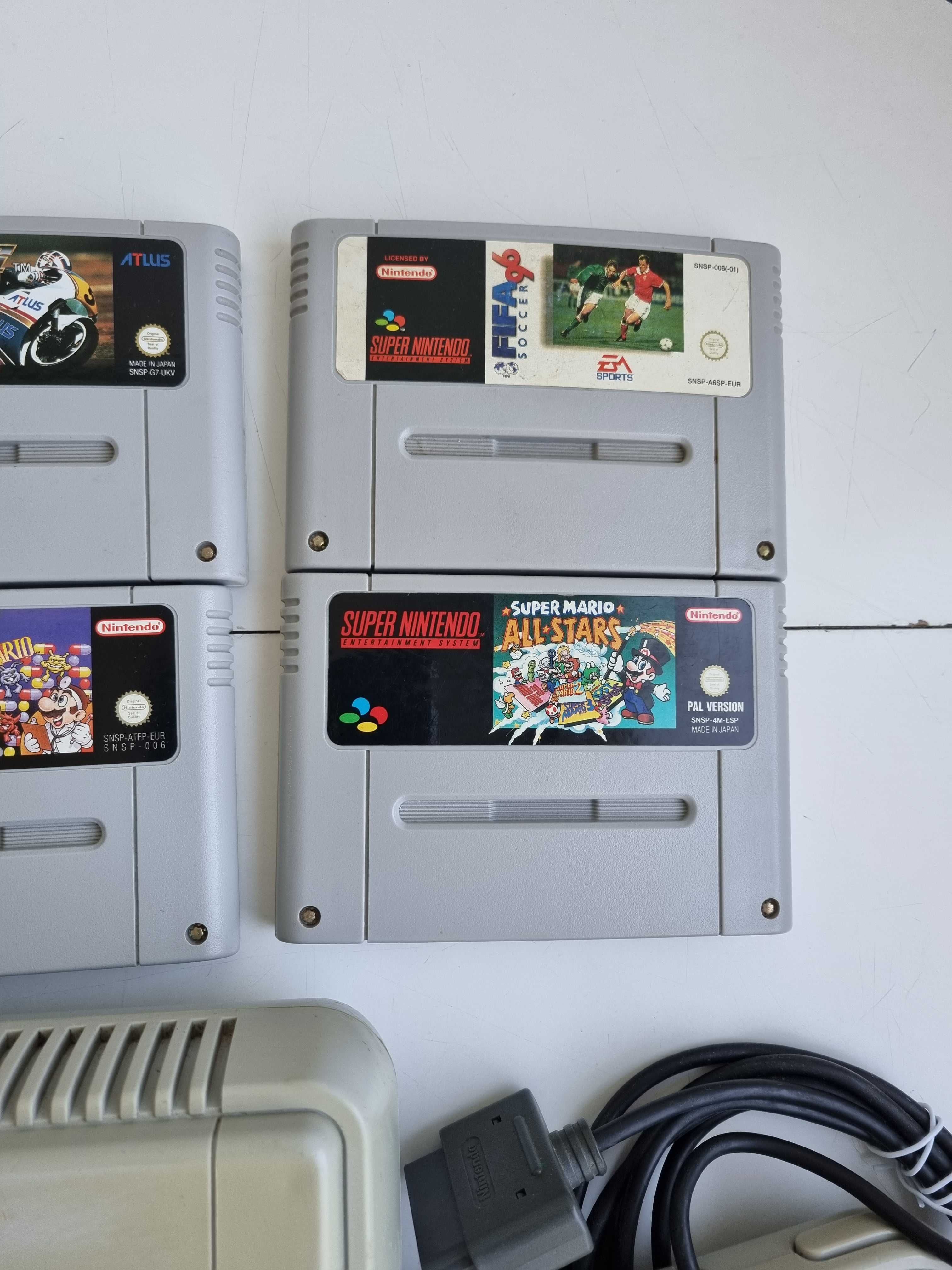 Super Nintendo c/ jogos
