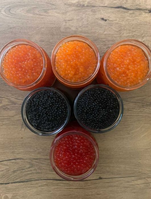 Акція 1+1=3!Ікра червона икра красная черная чорна веслоноса щуки кети
