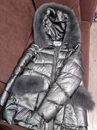Куртка зимова ZLYA з натуральним хутром