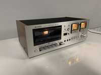 Sharp RT-1155 - deck/magnetofon Vintage, super stan, srebrny VU meter