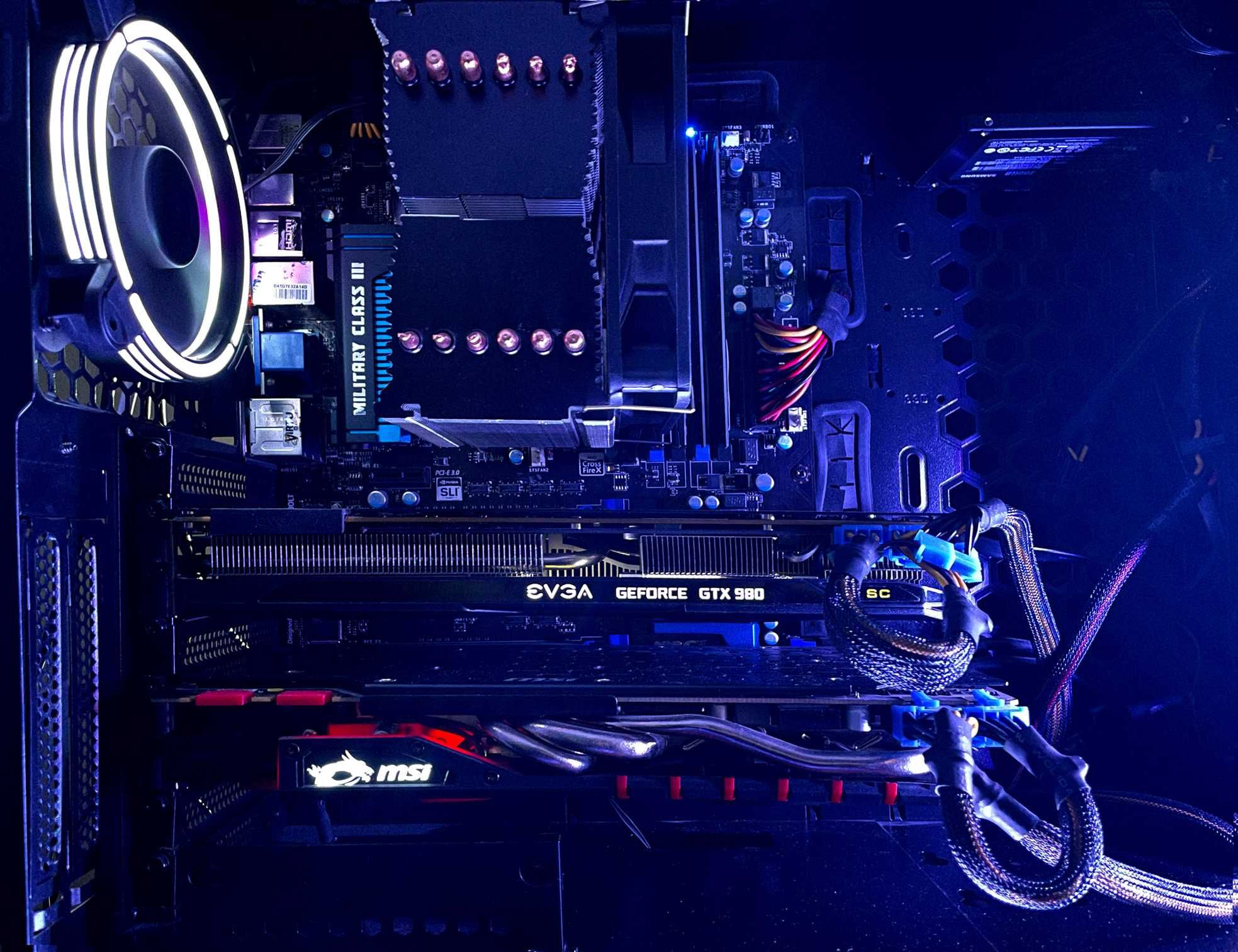Komputer PC i7 GTX980Ti + GTX980, SSD 250GB, Win 10 PRO, 24GB RAM