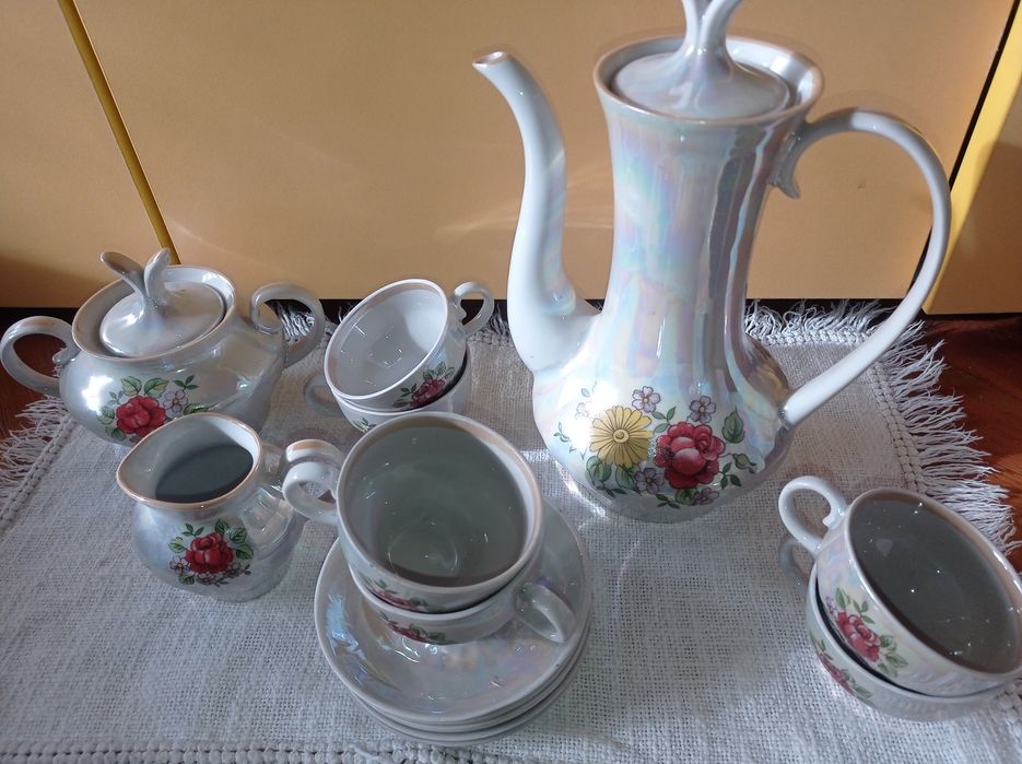 Сервіз кавовий старий радянський ссср антикварний вінтаж посуд для чаю