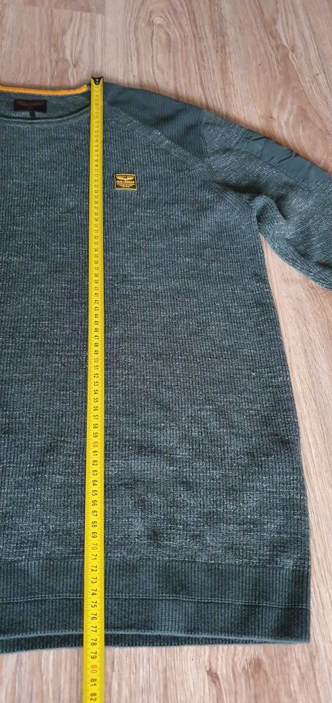Sweterek PME LEGEND ciemnozielony rozmiar 3XL stan bardzo dobry