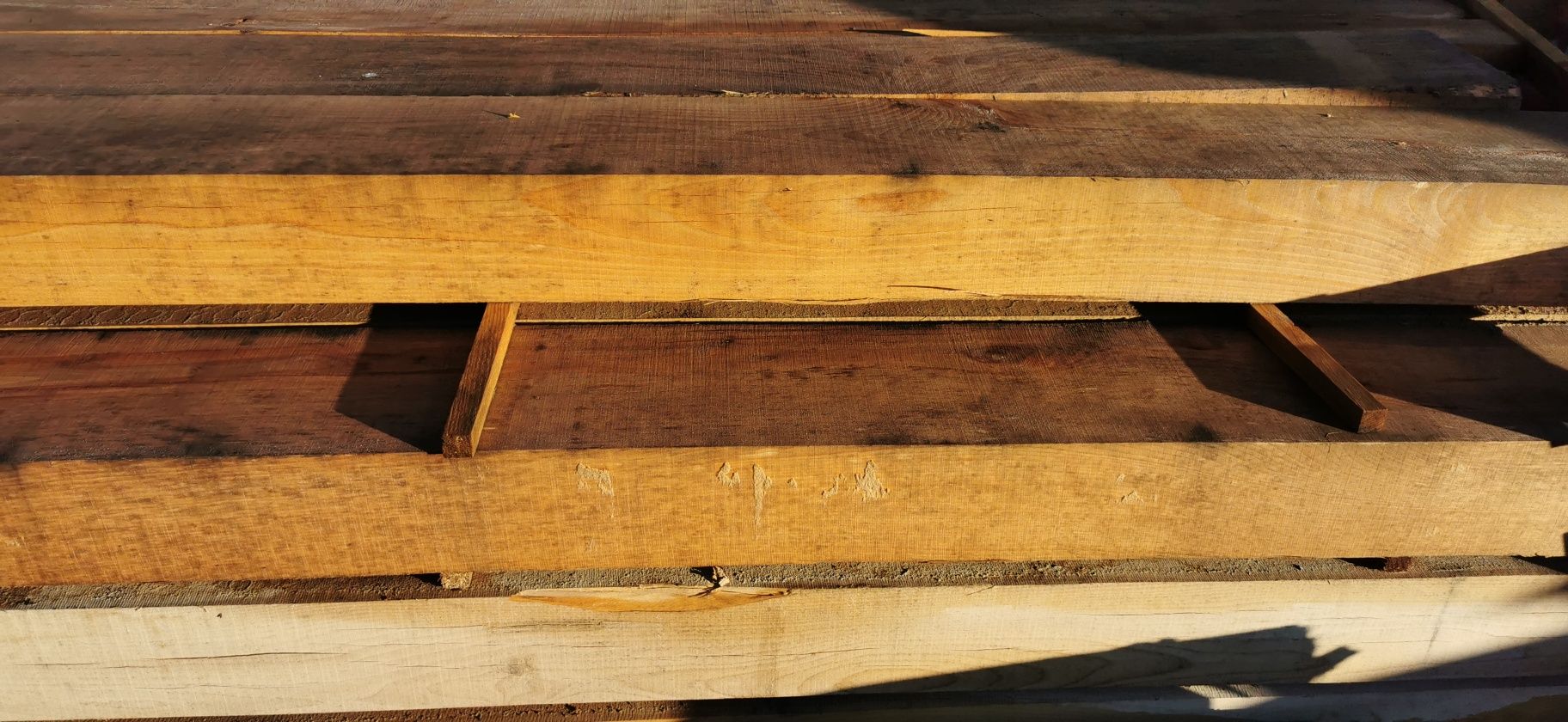 Belka ogrodowa obrzeże drewniane podkład bukowy nieimpregnowany