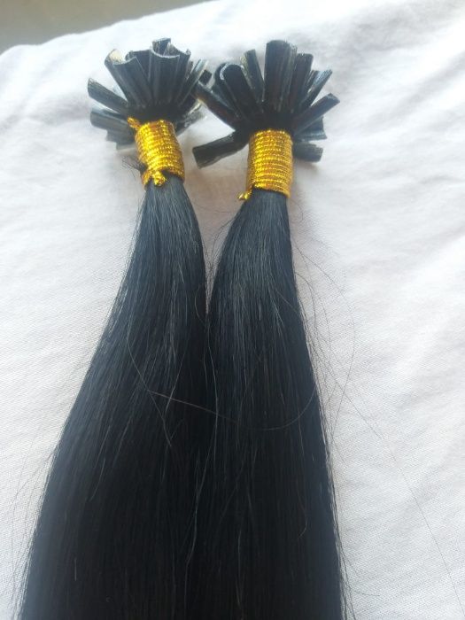 Extensões de Cabelo Natural - Preto, 50cm, 50g