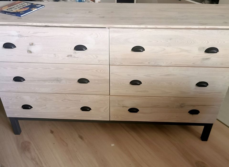 2 Komody Ikea. Terva 6 szuflad i Hemnes 8 szuflad