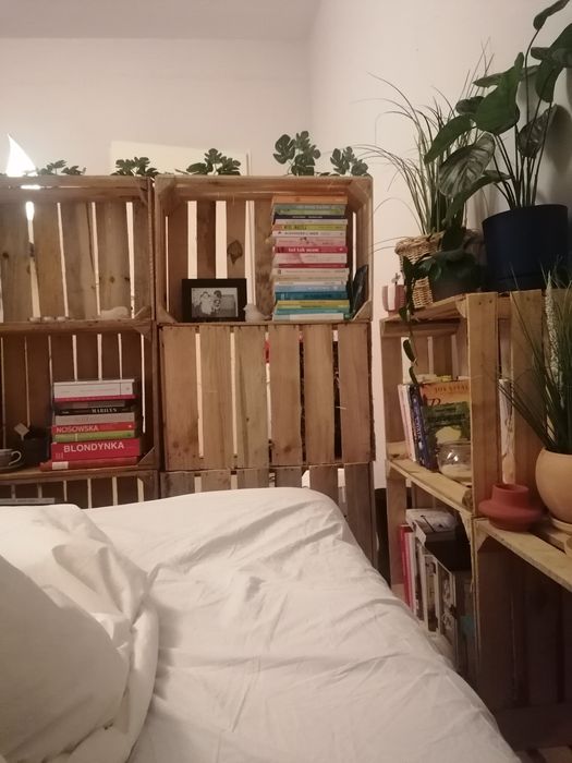 Drewniane skrzynki meble 60 cm x 40 cm