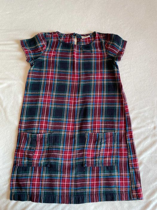 Sukienka w szkocka kratkę 140 NEXT 140 cm / 10 lat. Bardzo dobry·