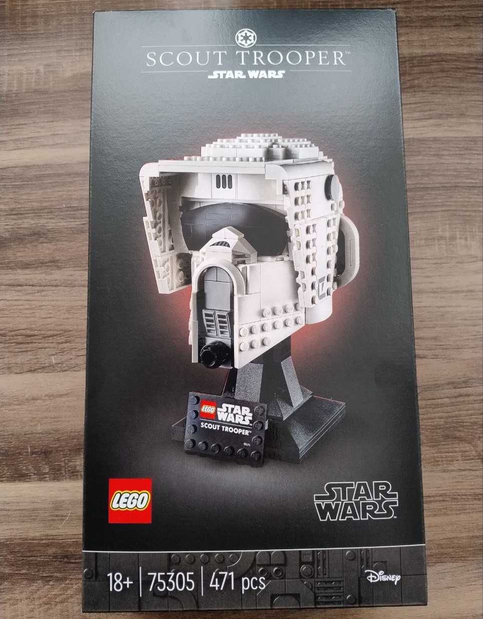 Конструктор LEGO Star Wars 75305 Шлем пехотинца-разведчика 471 деталь