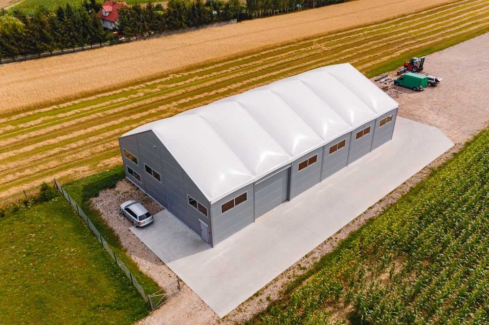 Hala Namiotowa Ocieplana THERMO ŁUKASIUK 15x30x4,65, FINANSOWANIE !!!