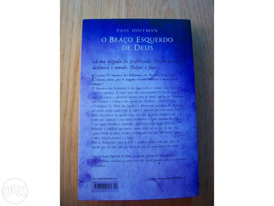 Livro- " o braço esquerdo de deus" de paul hoffman