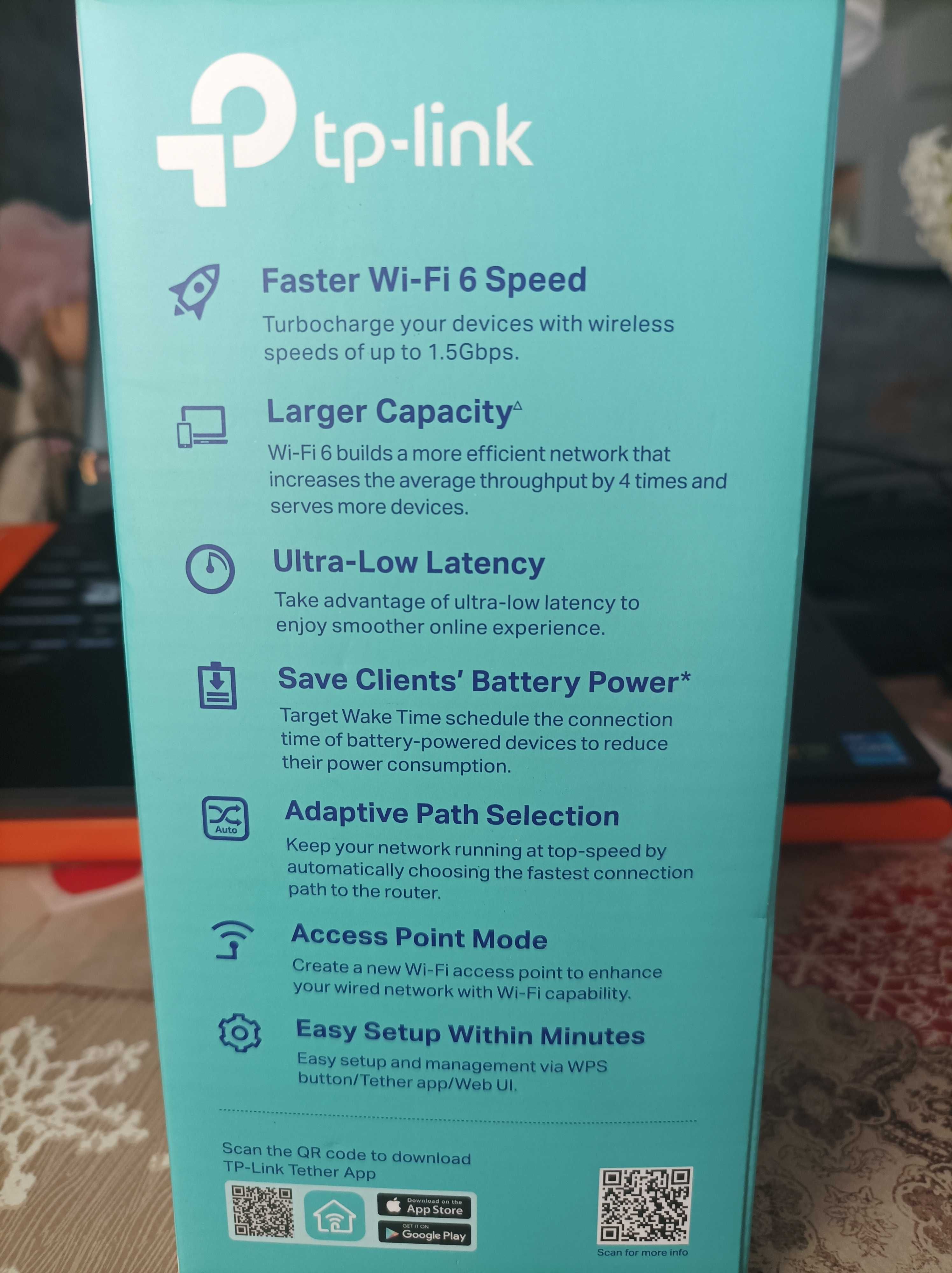 Wzmacniacz sygnału Range Extender wi-fi 6