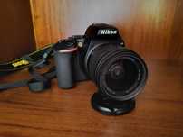 Nikon d3500 statyw dwa obiektywy 70-300