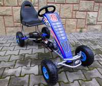 Duży GOKART na pedała niebieski