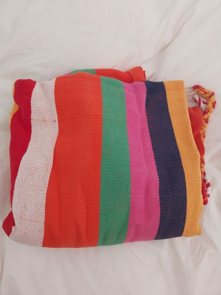 Cama de rede colorido