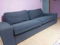 Sofa ikea kivik w kolorze ciemno szarym