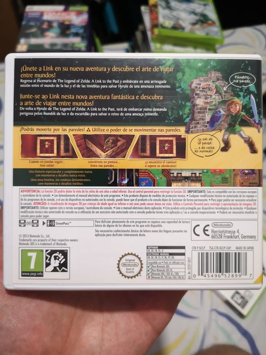 3 Jogos Nintendo 3Ds - Super Mario Zelda Art academy