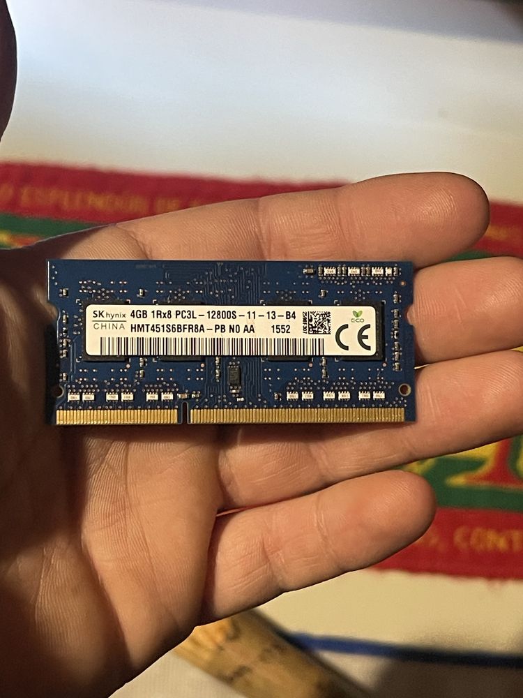 Ram 4gb para portatil