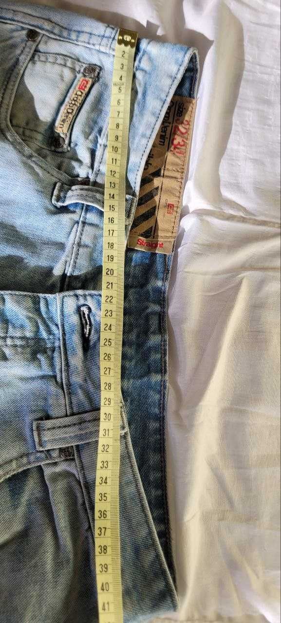 Męskie jasne jeansy 32/34