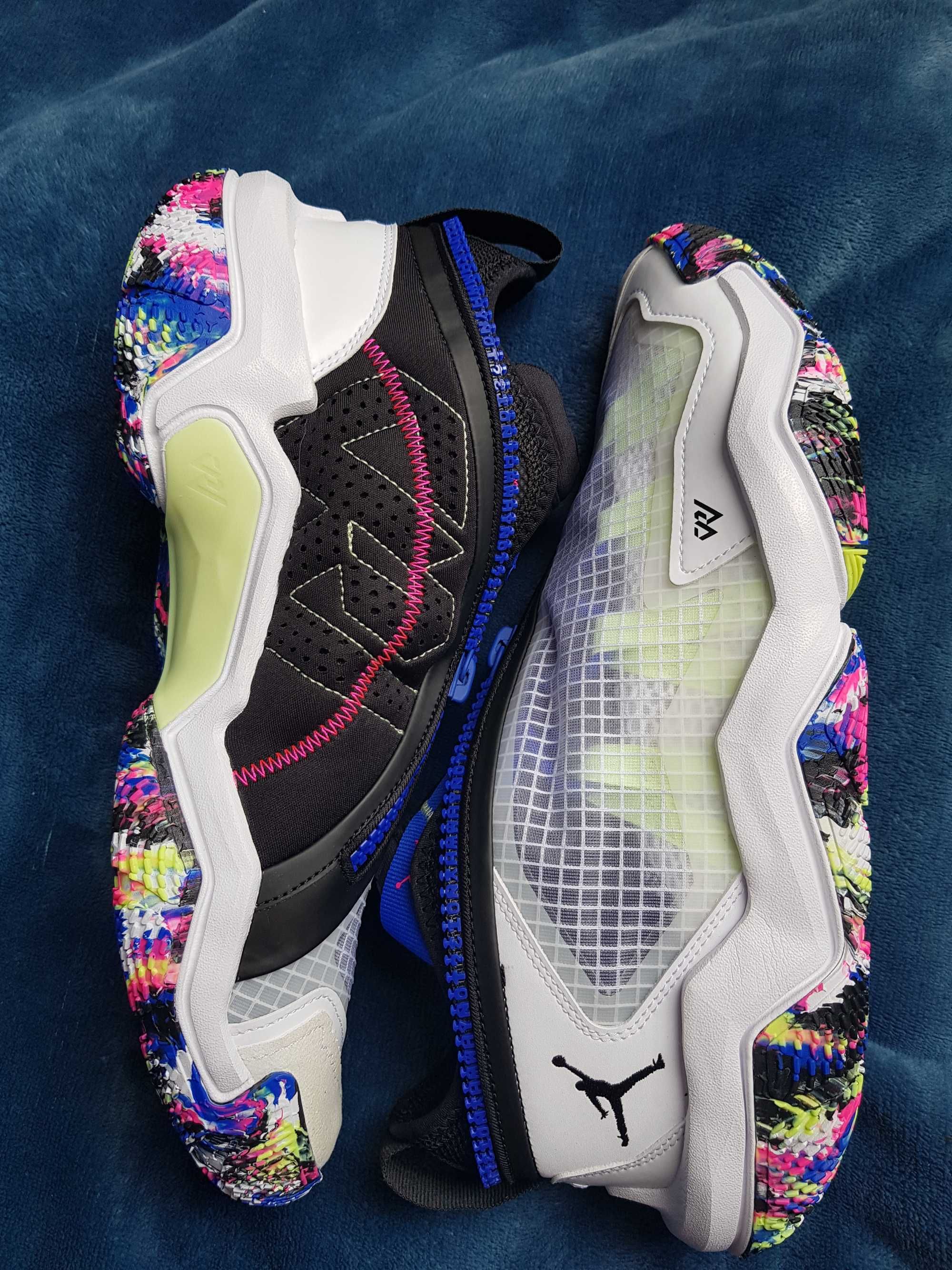 Air Jorden why not zer06 white light liquid lime pink blast black