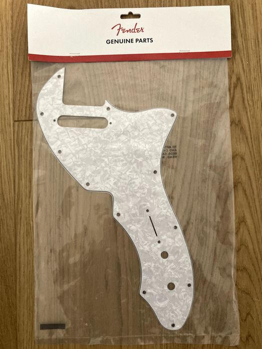 Fender Telecaster Thinline pickguard white pearl maskownica biała Tele