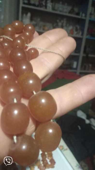 Коралове янтарне намисто