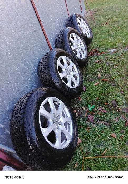 Koła do audi Q5 alufelgi wraz z oponami 235/65/r17. Opony z 2024r