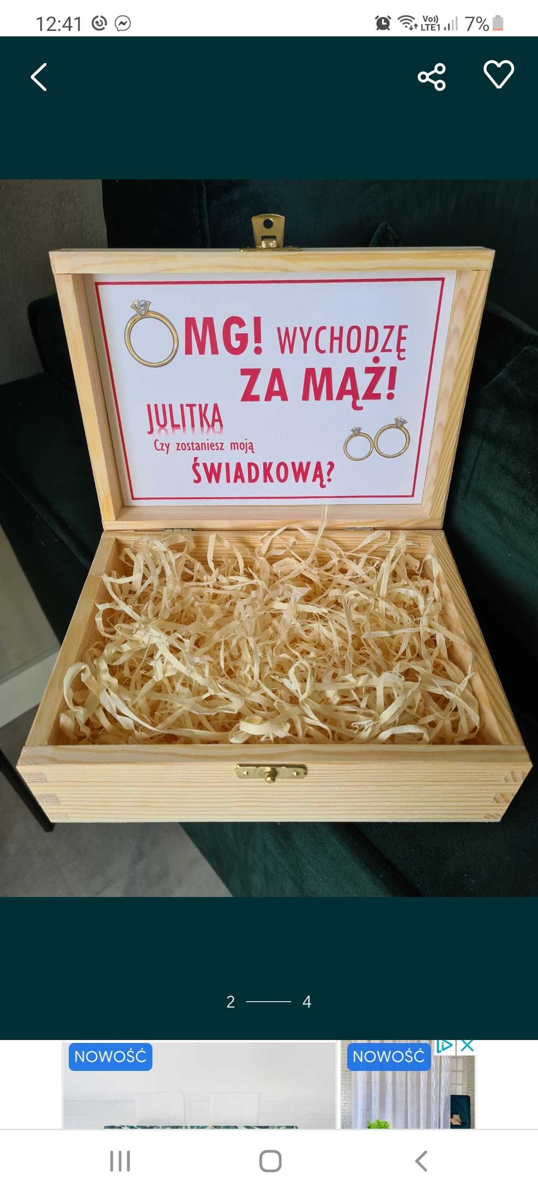 Skrzynka na ślub